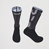 black cycling socks